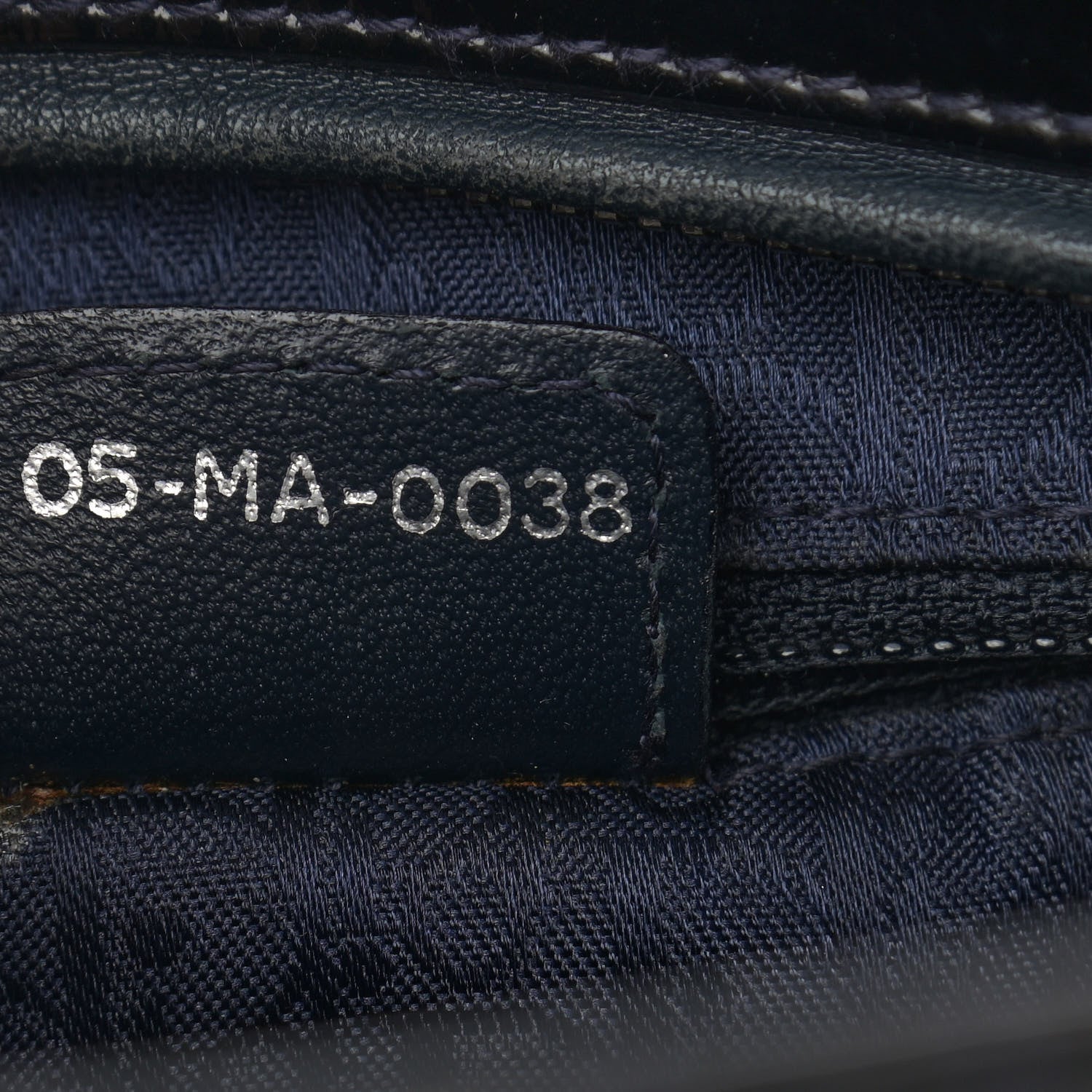 Christian Dior Patent Cannage Stitched Large Lady Dior Dark Navy Blue 7 of 13