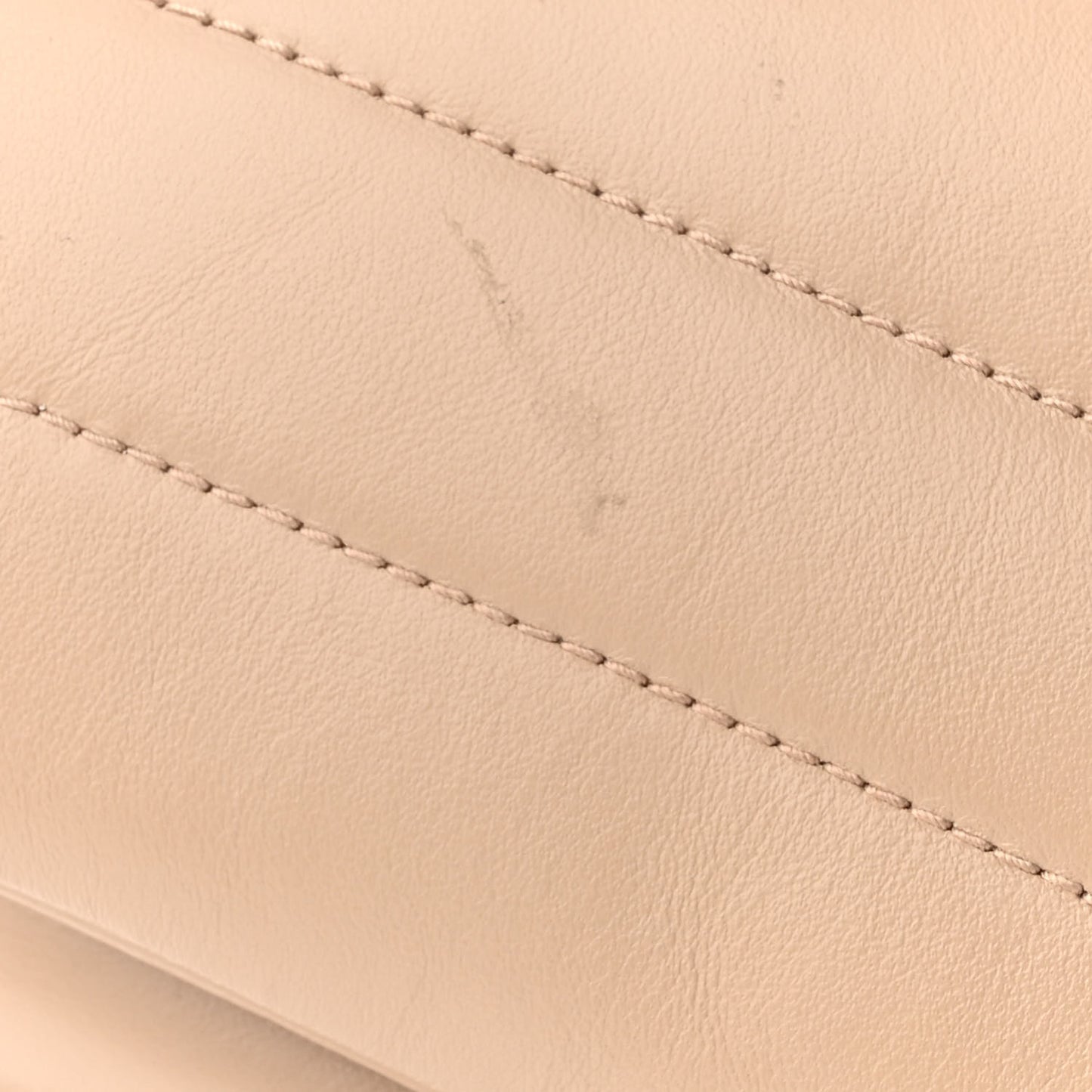 Calfskin Y Quilted Monogram Medium Loulou Chain Satchel Dark Beige