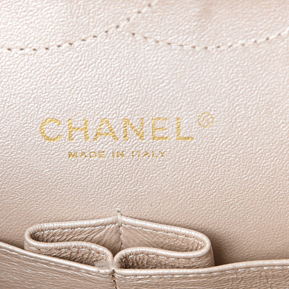 Chanel Pearly Caviar Quilted Jumbo Double Flap Light Beige 5 of 9