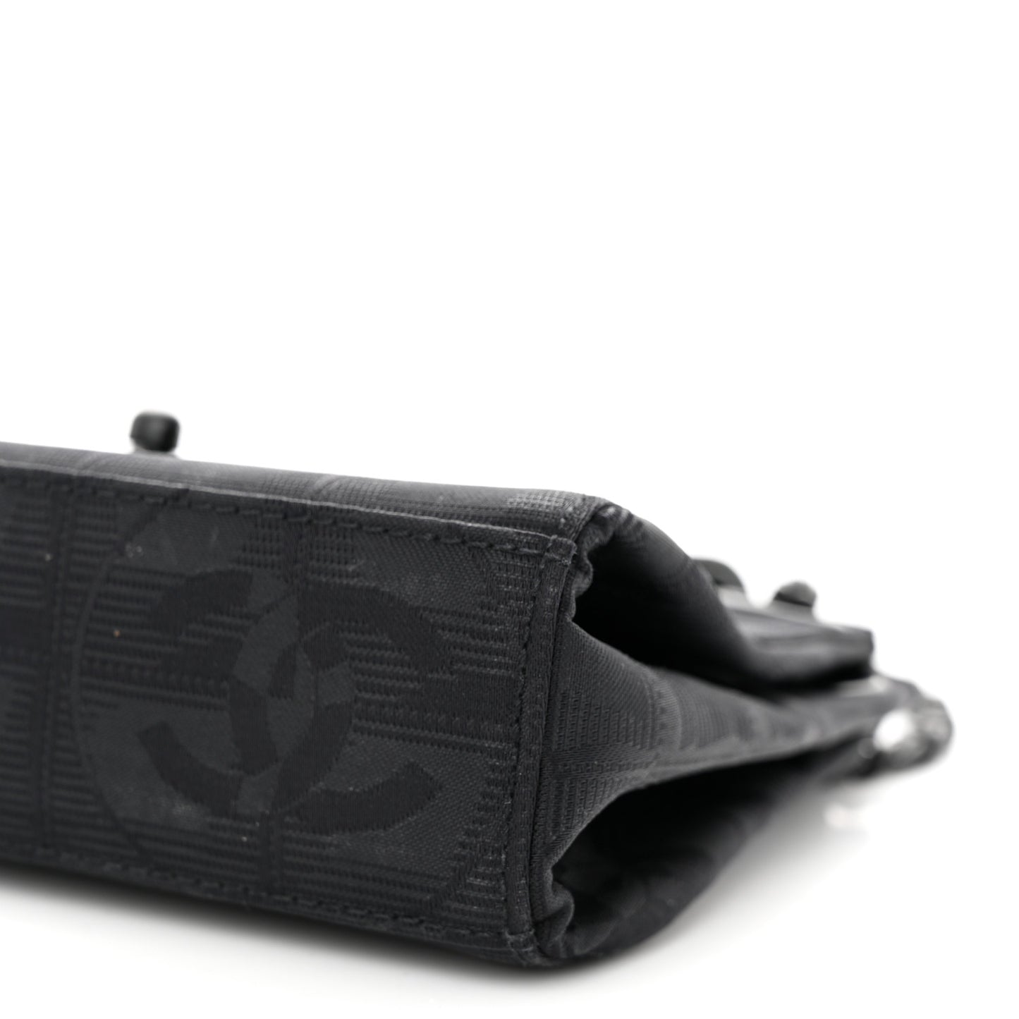 Nylon Mini Travel Accordion Flap Black