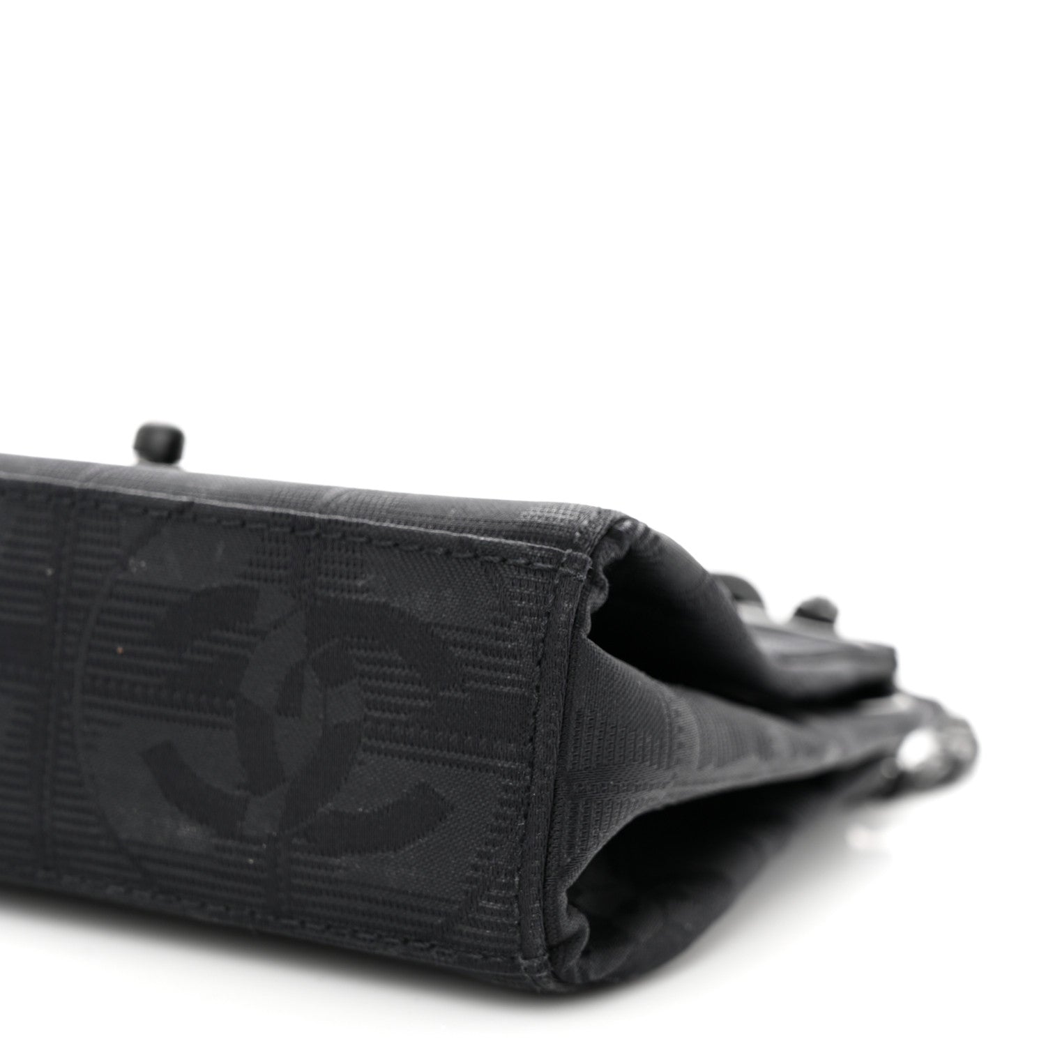 Chanel Nylon Mini Travel Accordion Flap Black 10 of 13