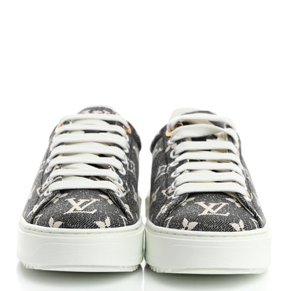 Louis Vuitton Denim Monogram Time Out Sneakers 36.5 2 of 9
