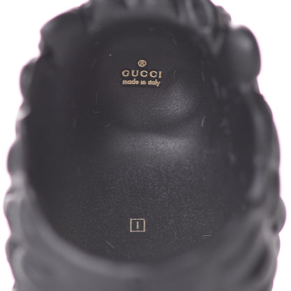 Gucci Glass Pearl Lion Head Ring 5.5 Black Pink 5 of 6