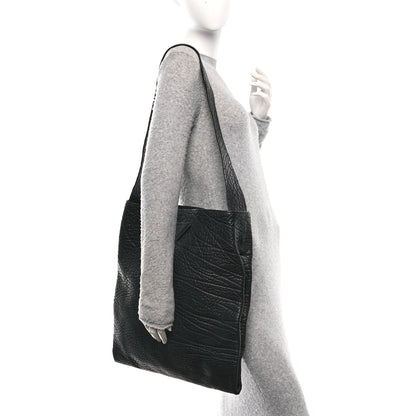 Prada Full Grain Calfskin Shoulder Bag Black 2 of 9