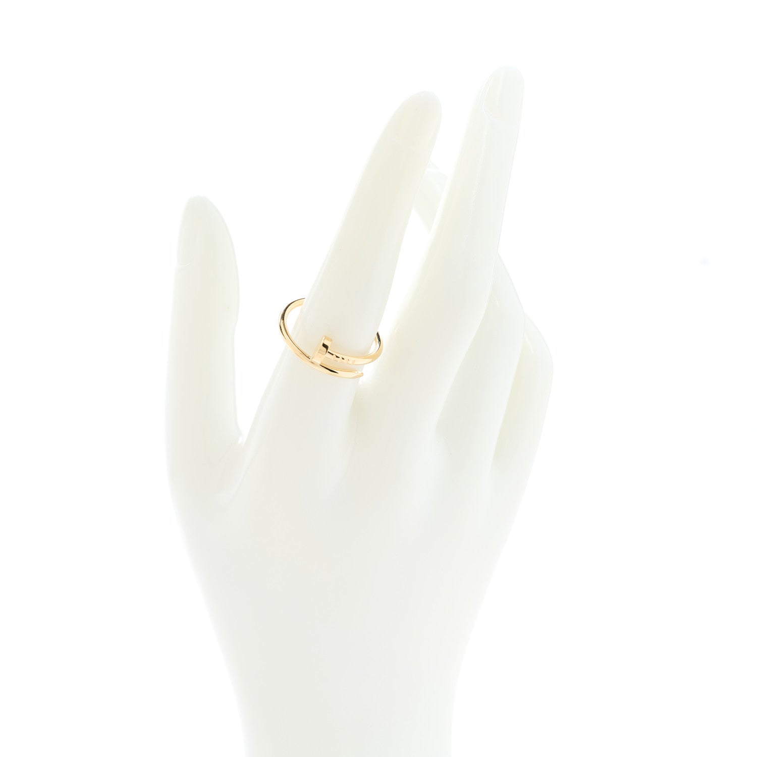 Cartier 18K Yellow Gold Small Juste Un Clou Ring 57 8 2 of 4