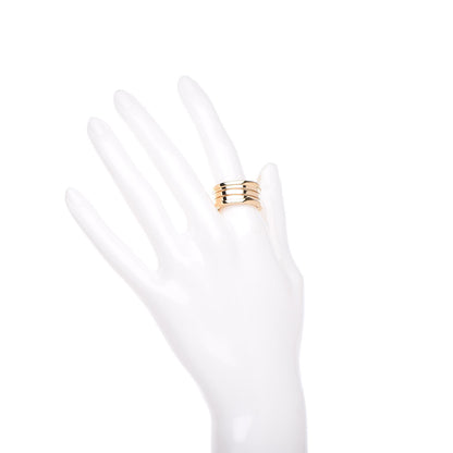 Bulgari 18K Yellow Gold B.Zero1 Four-Band Ring 58 8.5 2 of 4