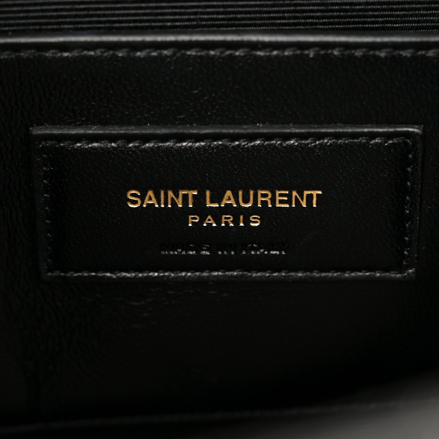 Grain De Poudre Medium Classic Monogram Kate Satchel Black