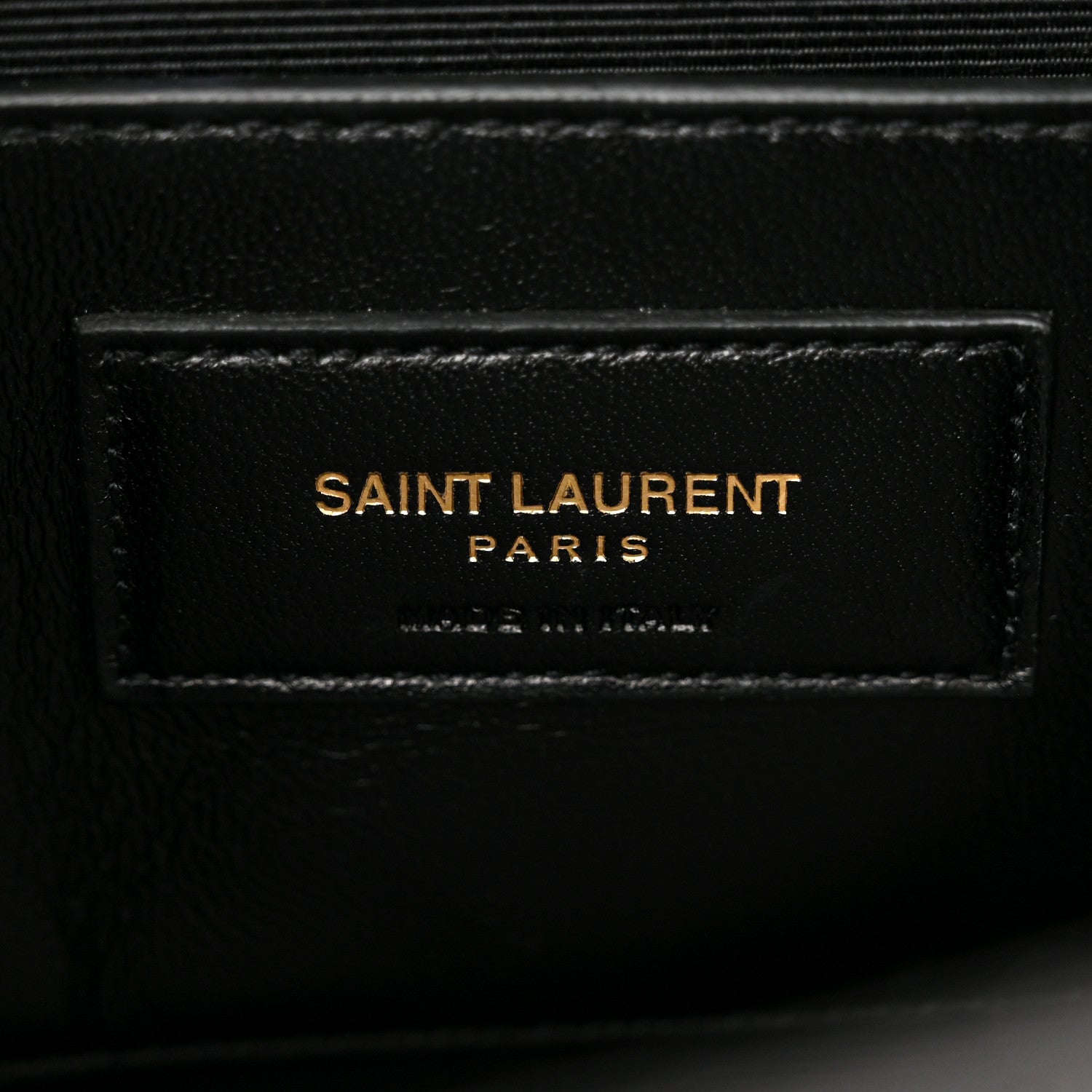 Saint Laurent Grain De Poudre Medium Classic Monogram Kate Satchel Black 6 of 9