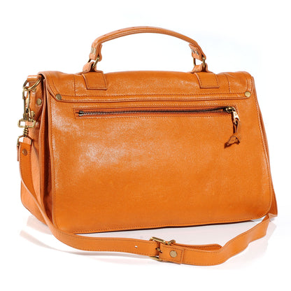 Proenza Schouler Lambskin PS1 Medium Satchel Saffron 3 of 7