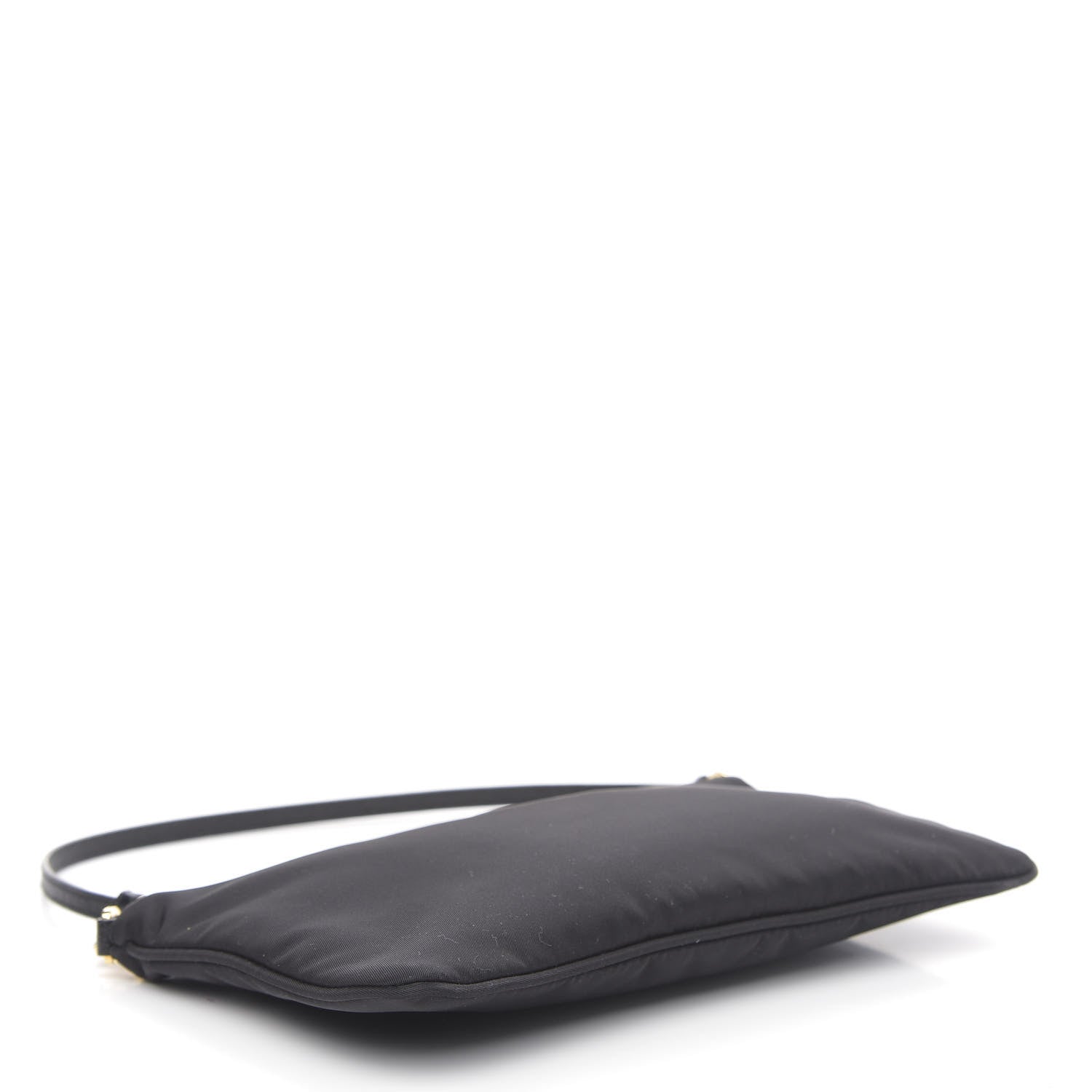 Prada Tessuto Nylon Pochette Bag Black 4 of 9