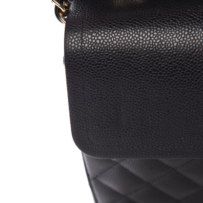 Chanel Caviar Quilted Maxi Double Flap Black 9 of 15