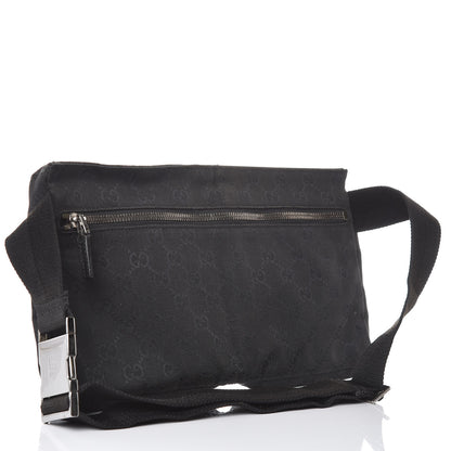 Gucci GG Monogram Double Pocket Belt Bag Black 3 of 10