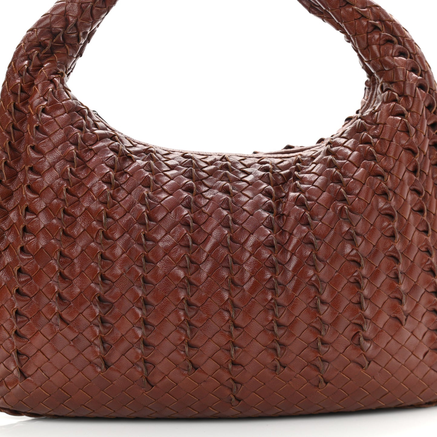 Nappa Intrecciato Medium Tornabuoni Hobo Bramble