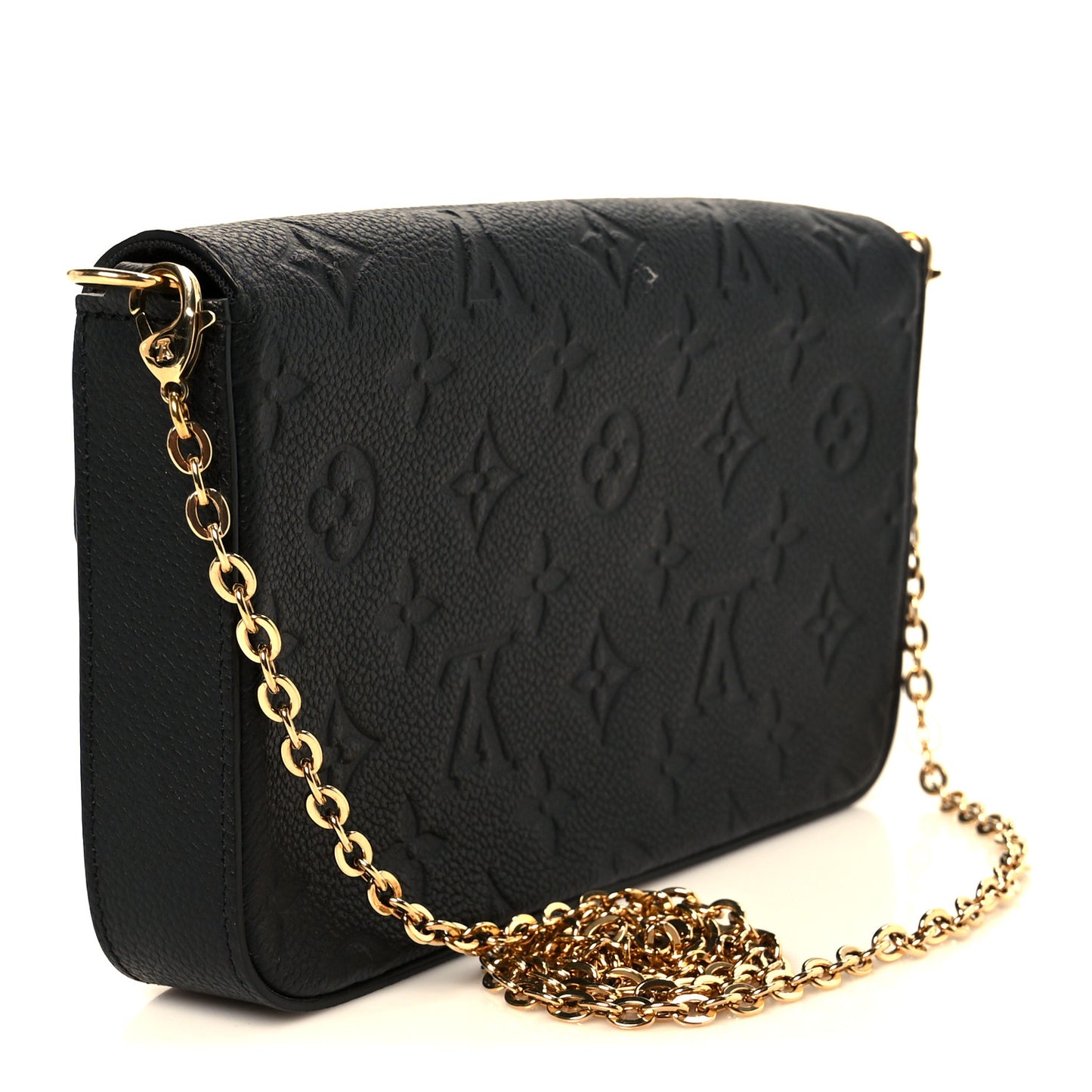 Empreinte Pochette Felicie Chain Wallet Black