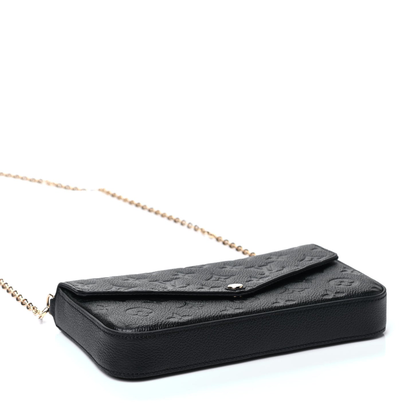 Empreinte Pochette Felicie Chain Wallet Black