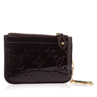 Louis Vuitton Vernis Key Pouch Amarante 3 of 7