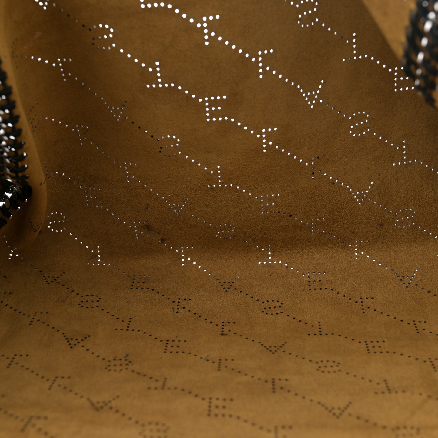 Eco Alter Nappa Perforated Logo Falabella Reversible Tote Black