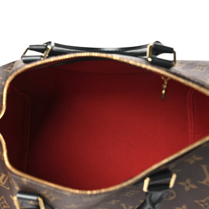 Louis Vuitton Monogram My World Tour Speedy Bandouliere 30 Black 5 of 9