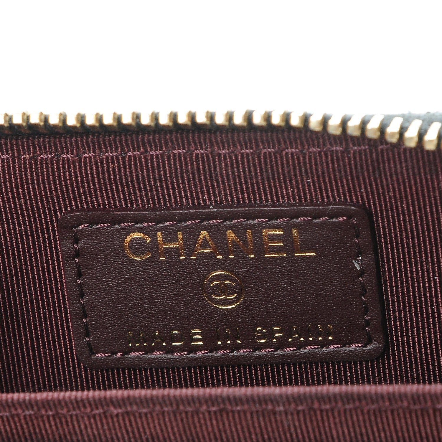 Chanel Caviar Quilted Zip Coin Purse Black 6 of 10