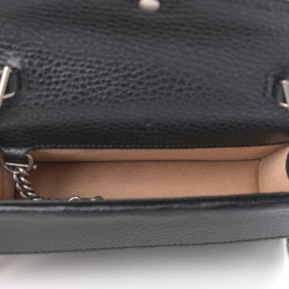 Gucci Calfskin Super Mini Dionysus Shoulder Bag Black 5 of 8