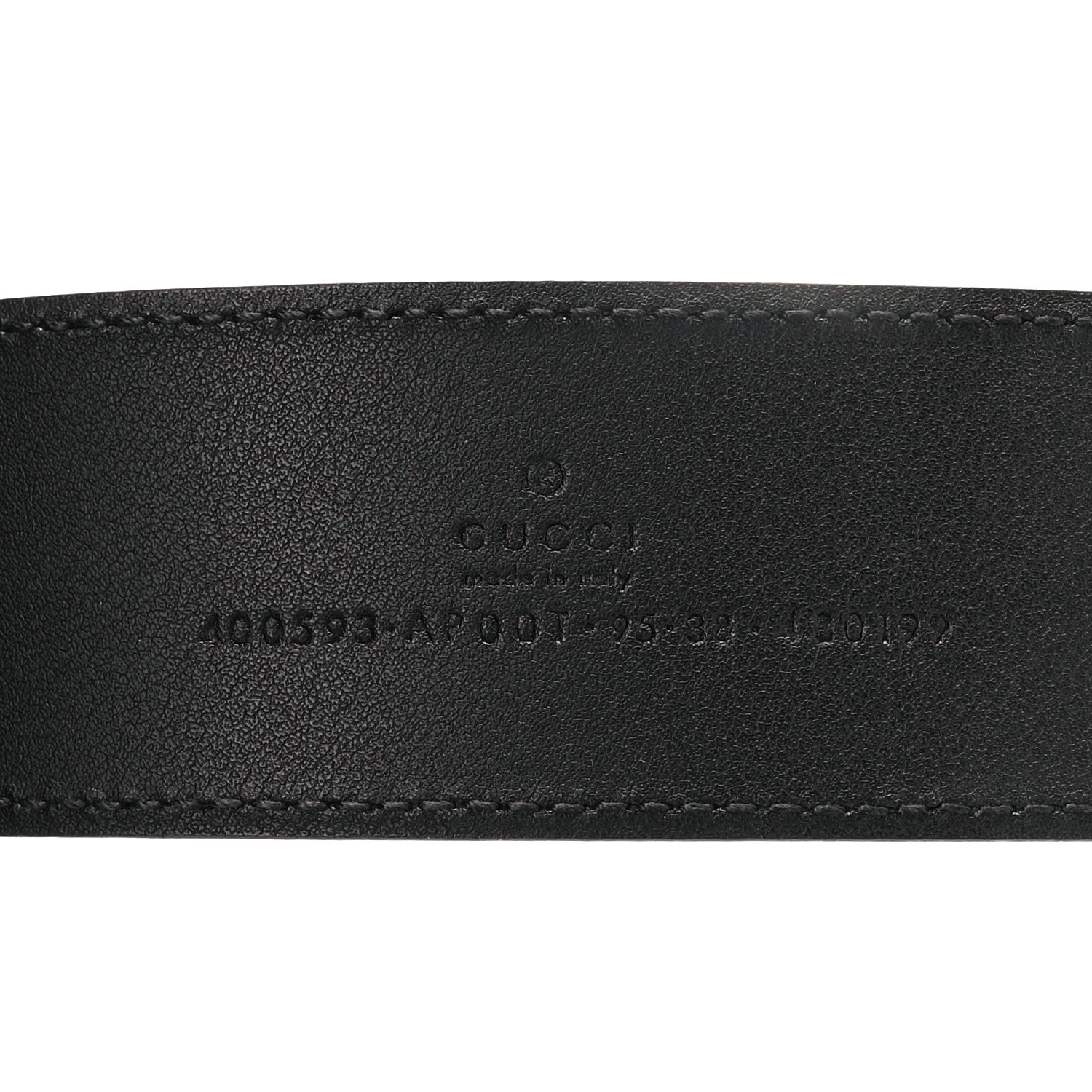 Gucci Calfskin Double G 40mm Belt 95 38 Black 3 of 5