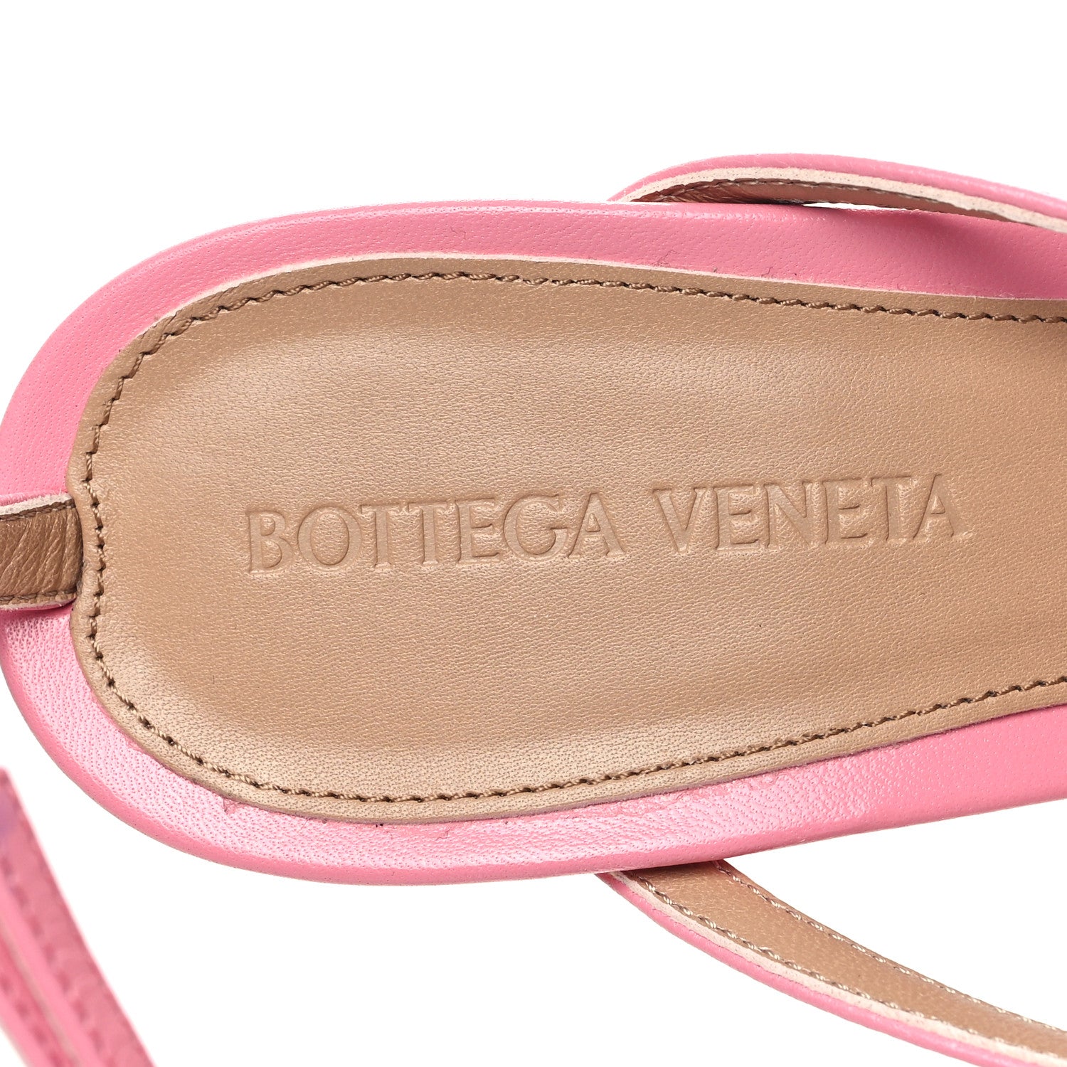 Bottega Veneta Lambskin Stretch Multi Strap 90mm Sandals 39 Blossom 7 of 8