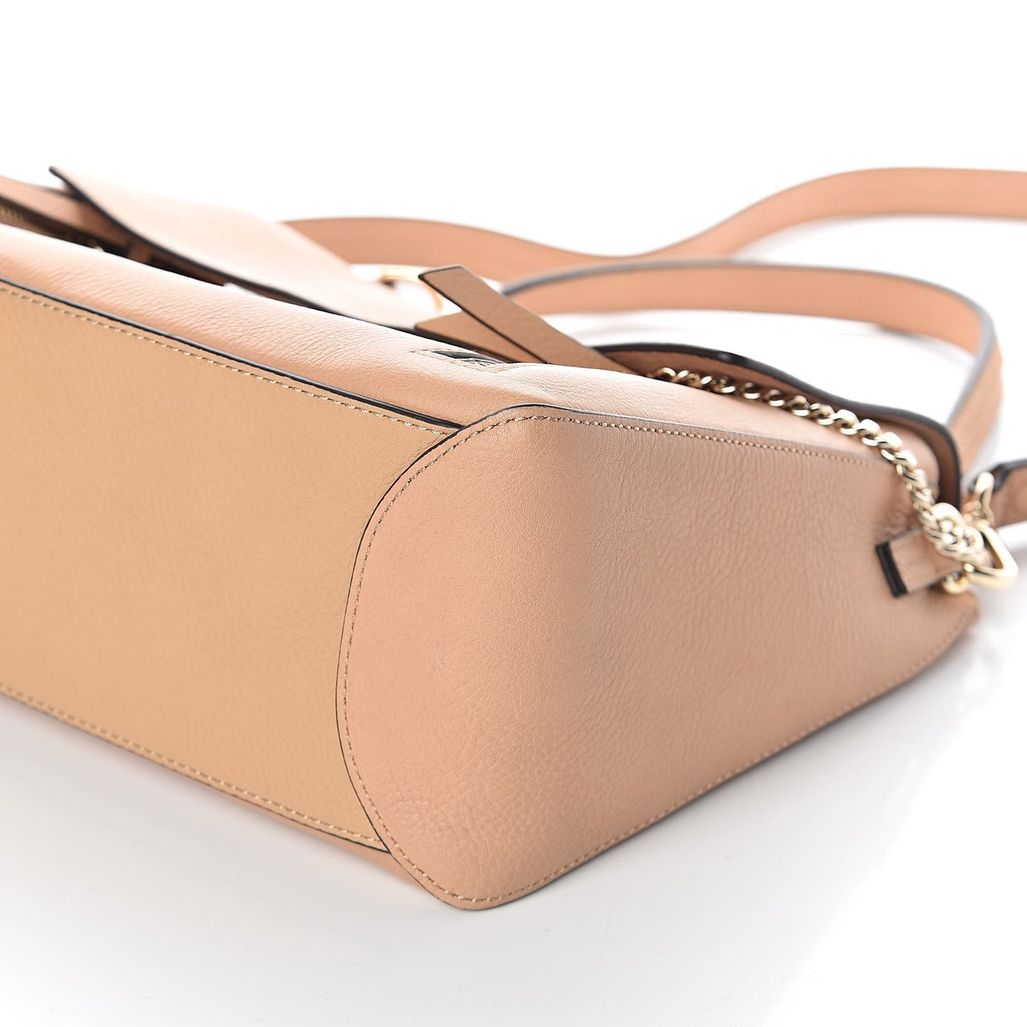 Calfskin Medium Faye Day Shoulder Bag Blush Nude