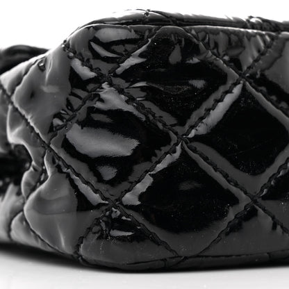 Chanel Patent Quilted Medium Double Flap Black 9 of 11