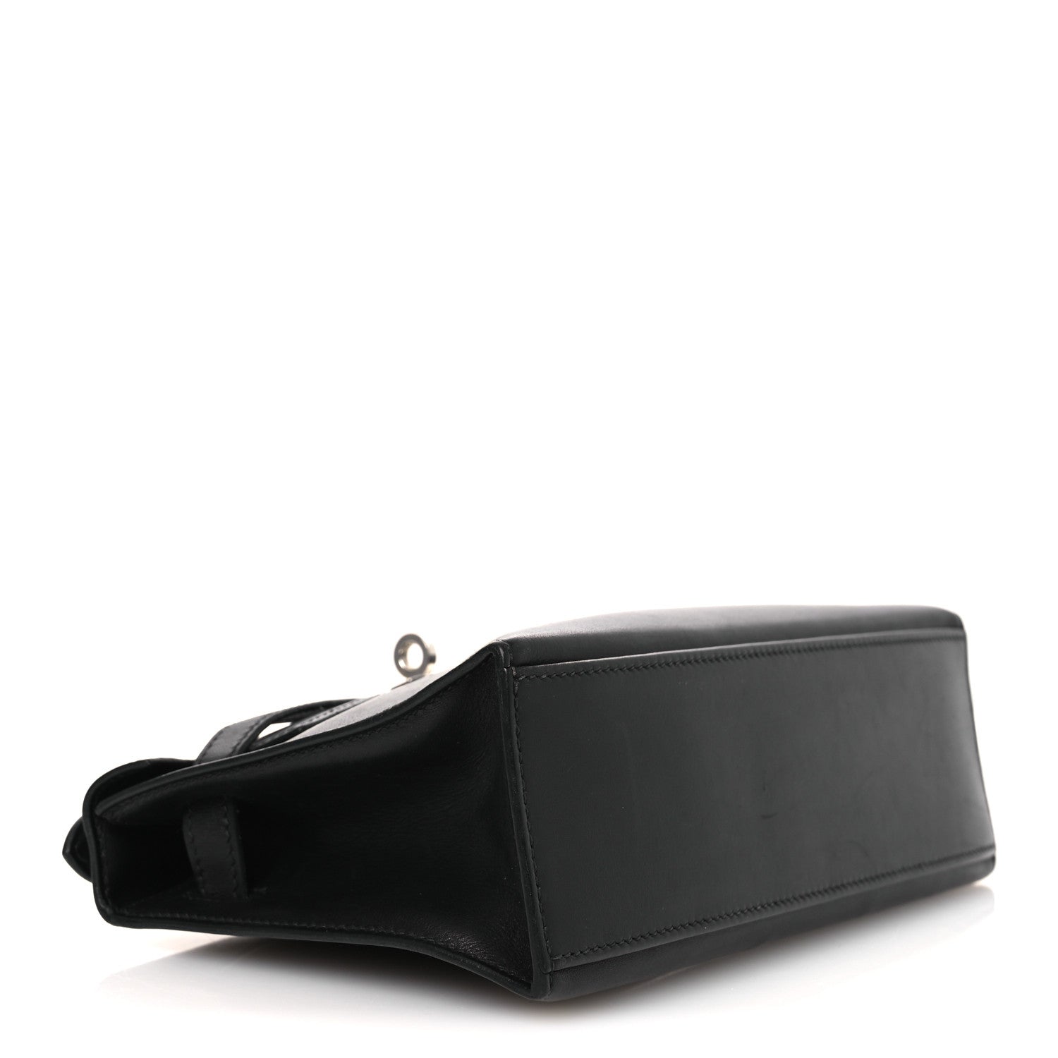 Hermes Box Kelly Pochette Clutch Black 4 of 12