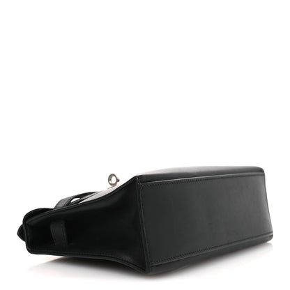 Hermes Box Kelly Pochette Clutch Black 4 of 12