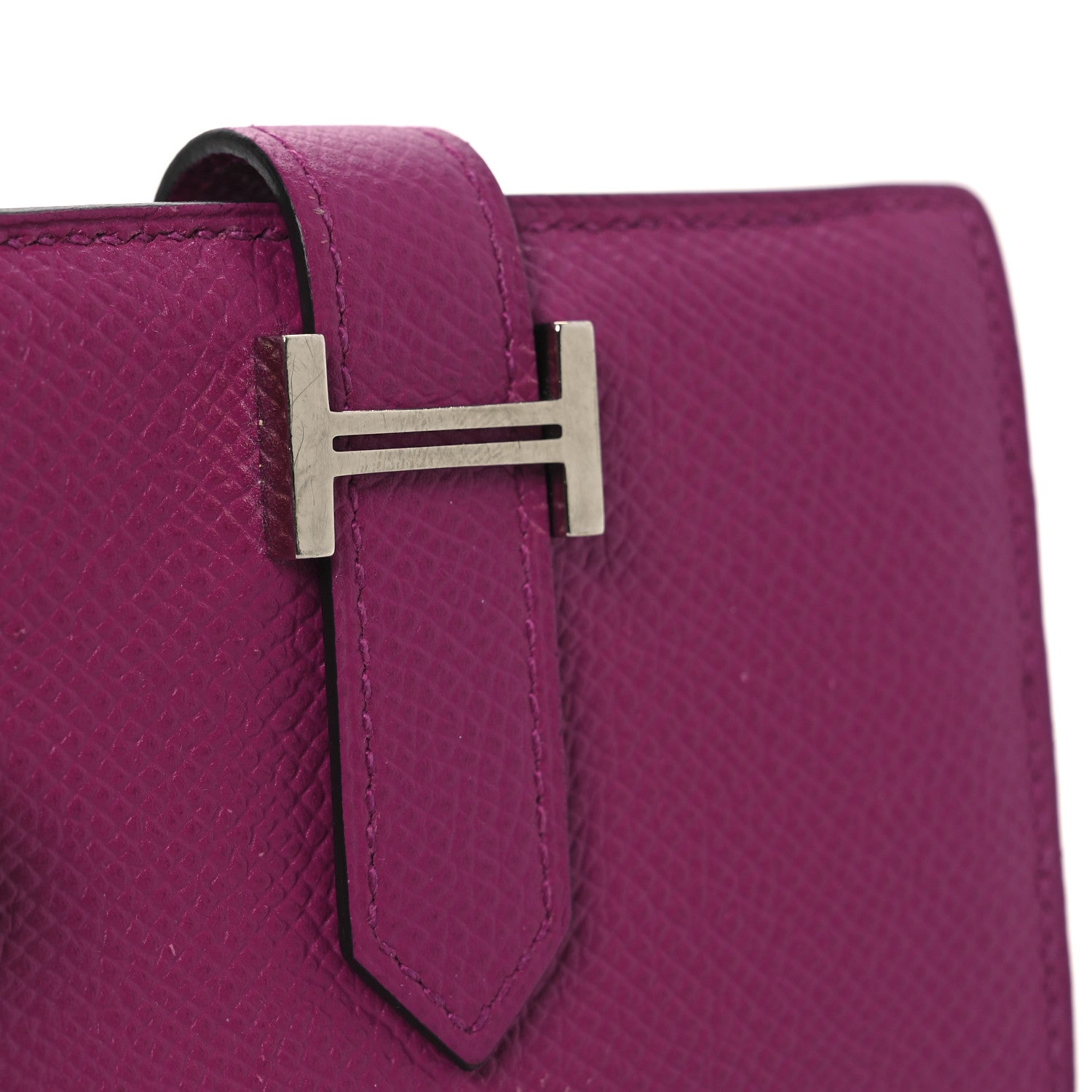 Hermes Epsom Mini Bearn Wallet Rose Pourpre 8 of 12