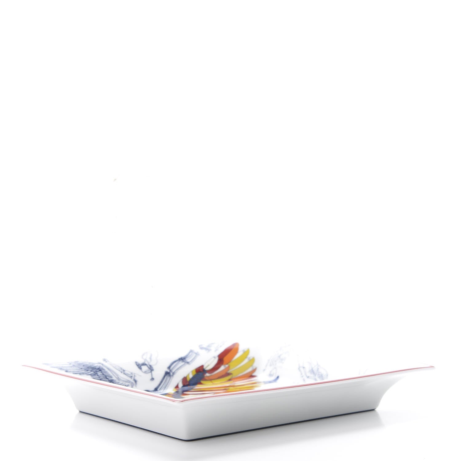 Hermes Porcelain Pegase Change Tray Anis Outremer 4 of 7