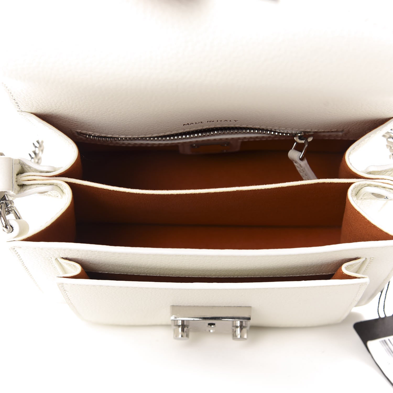 MCM Calfskin Park Avenue Mini Patricia Crossbody Bag White 5 of 10