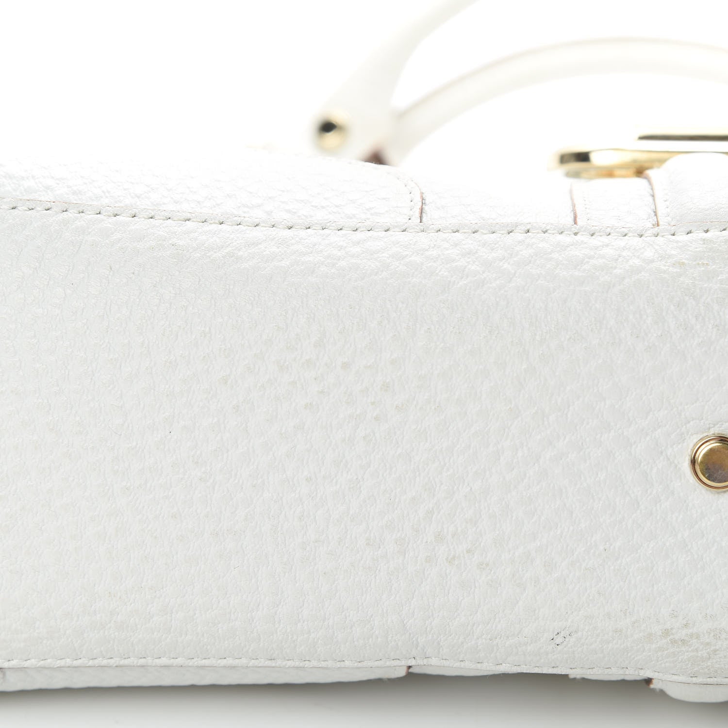 Gucci Calfskin Junco Shoulder Bag White 12 of 16