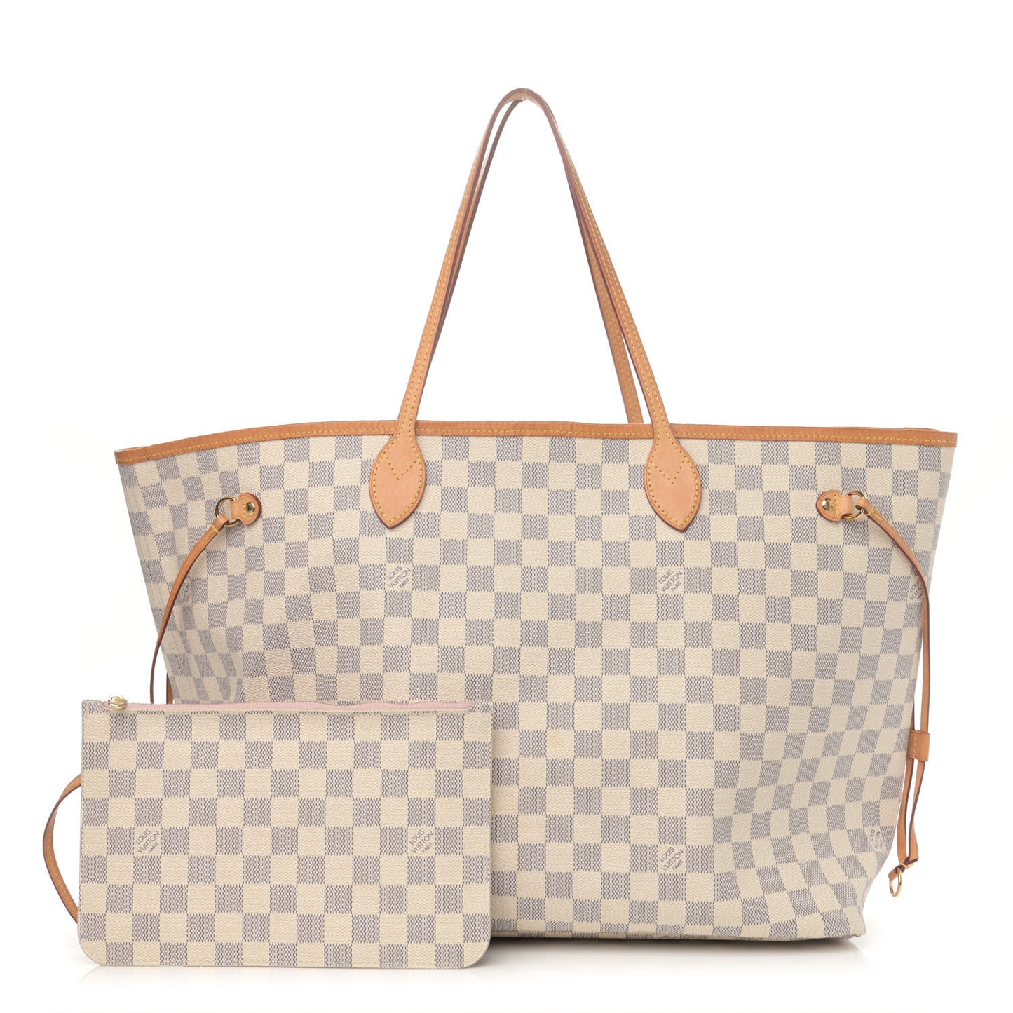 Damier Azur Neo Neverfull GM Rose Ballerine