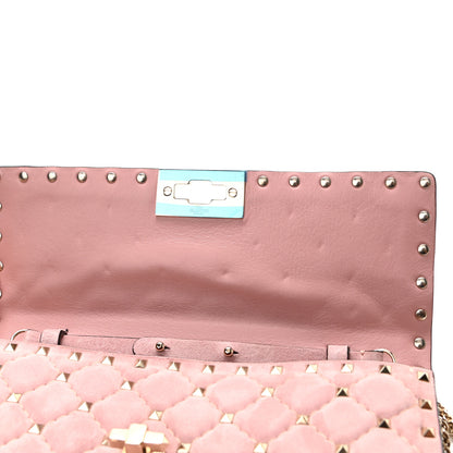 Valentino Garavani Suede Rockstud Spike Wallet on Chain Loto 11 of 12