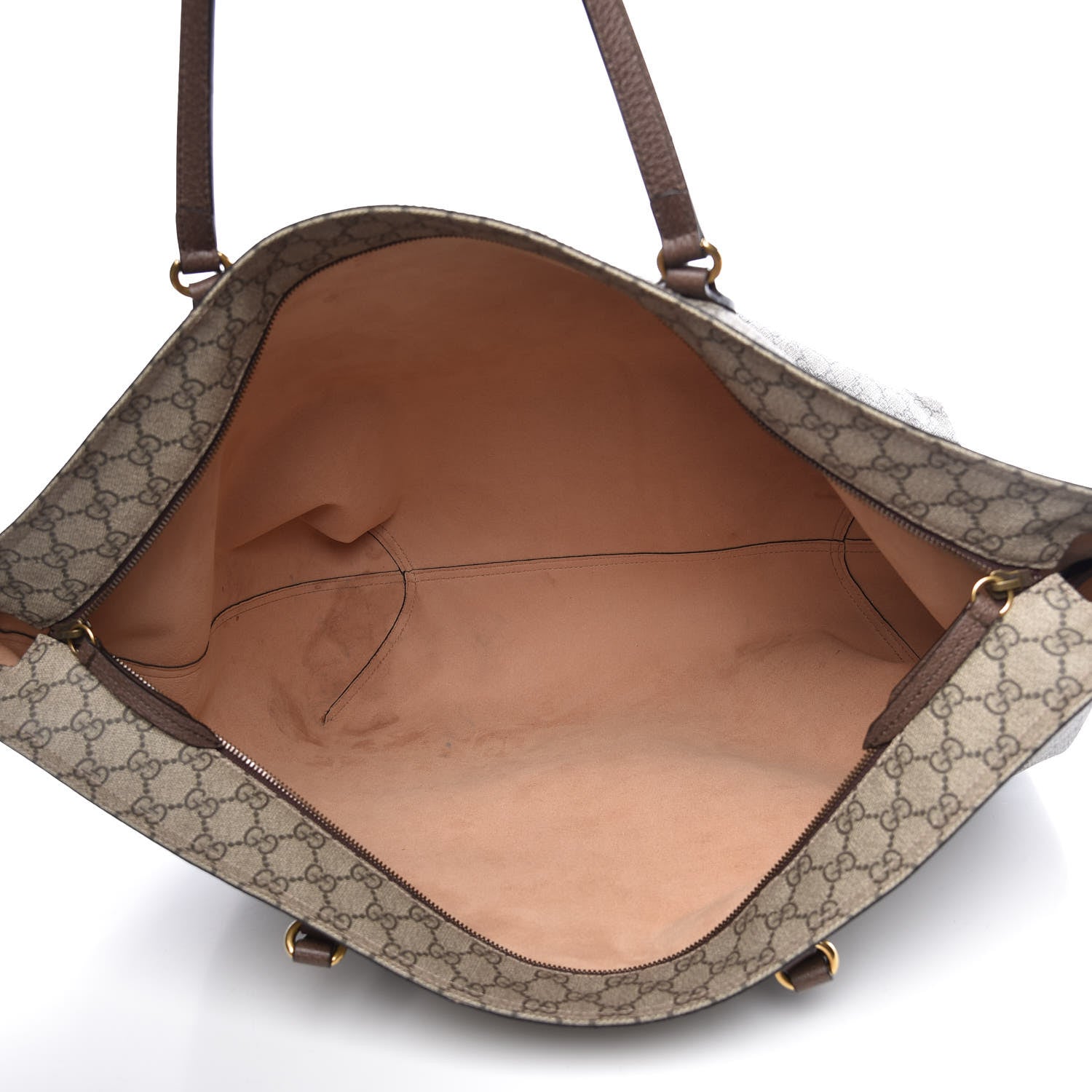 Gucci GG Supreme Monogram Large Ophidia Shopping Tote Brown 7 of 11