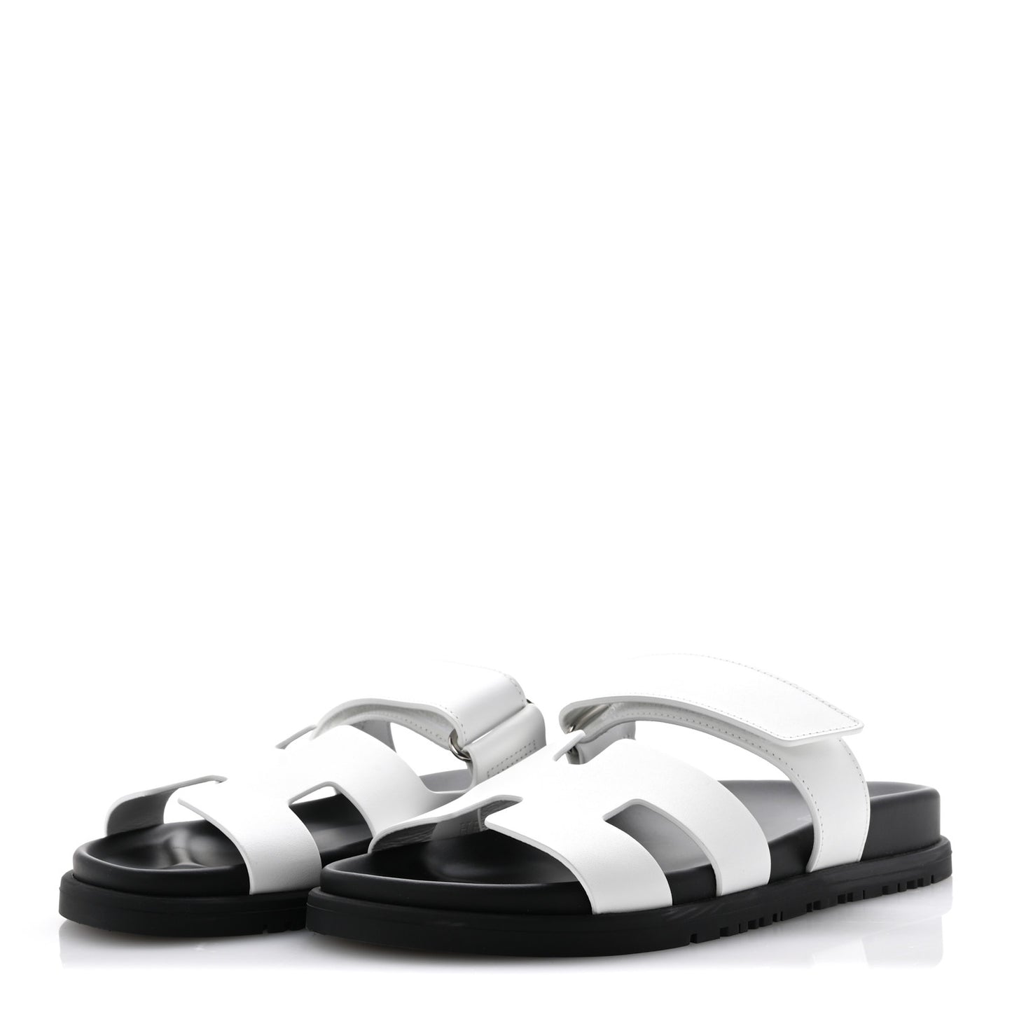 Calfskin Womens Chypre Sandals 36 White