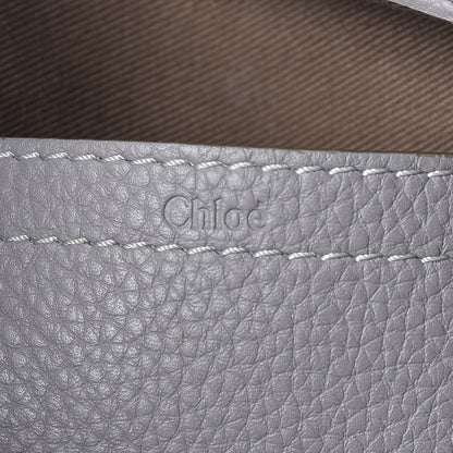 Chloe Calfskin Medium Marcie Round Crossbody Bag Cashmere Grey 6 of 15