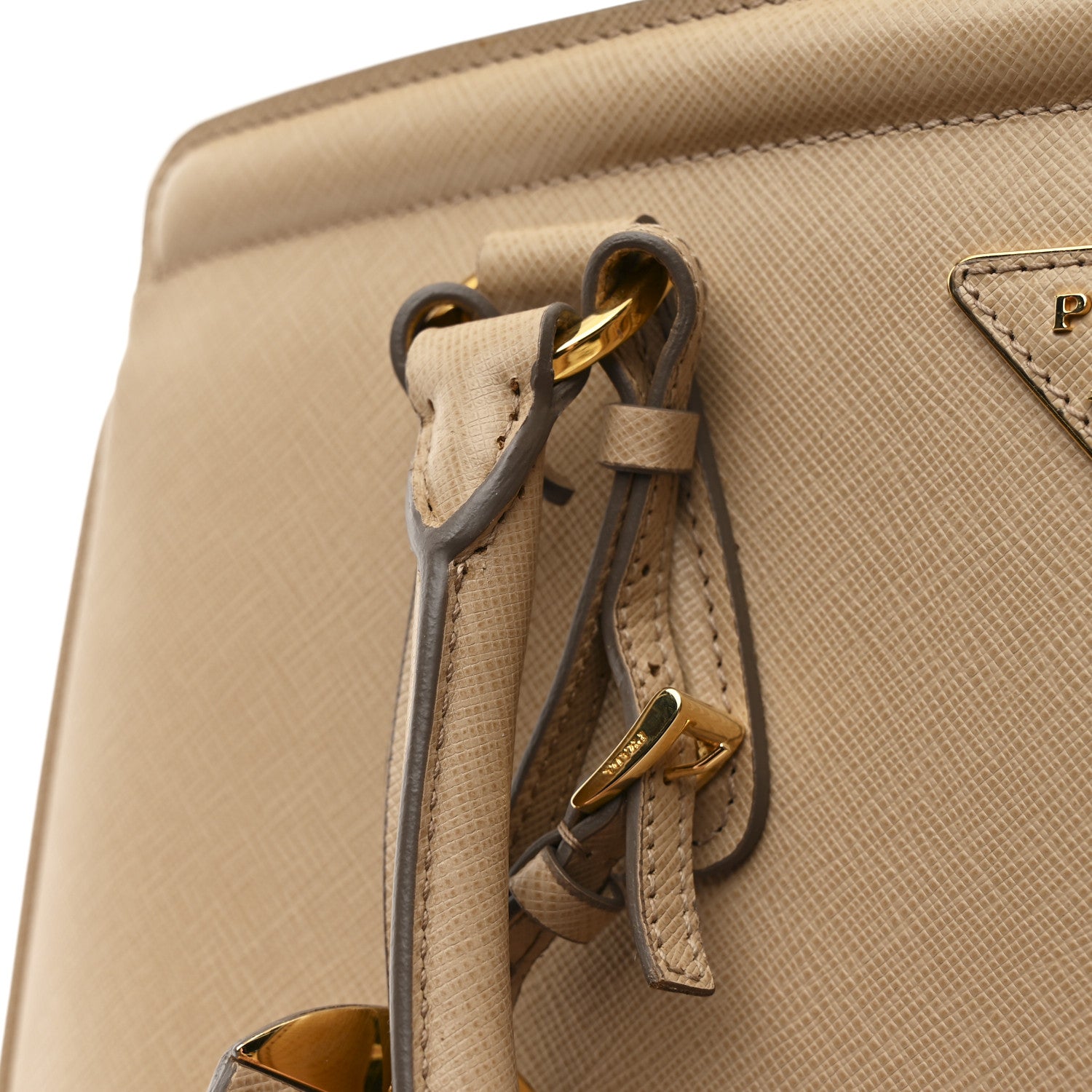 Prada Saffiano Lux Parabole Tote Sabbia 13 of 16