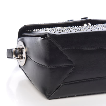 Alaia Calfskin Studded Arabesque Shoulder Bag Black 7 of 10