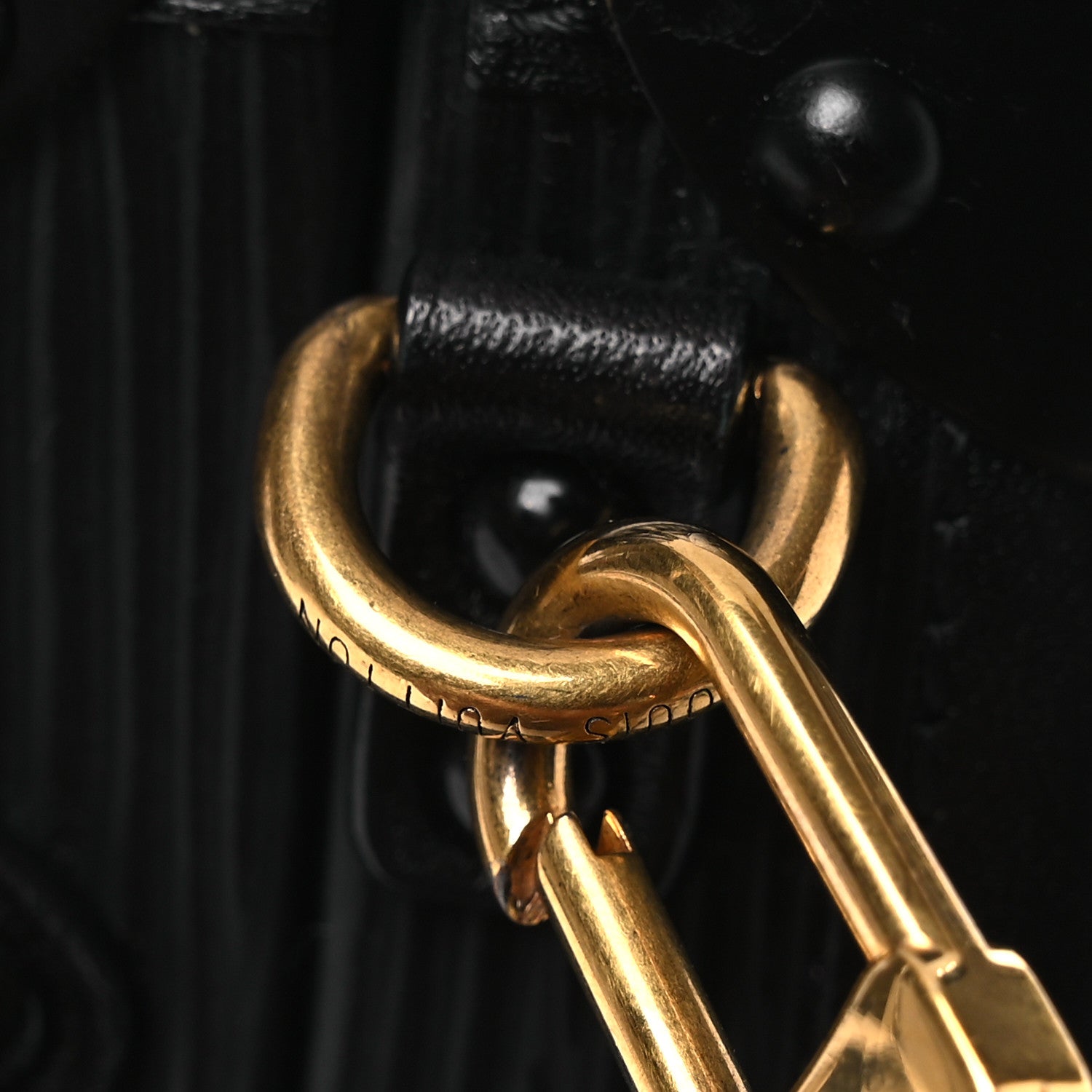 Louis Vuitton Epi Petite Malle Black 11 of 13
