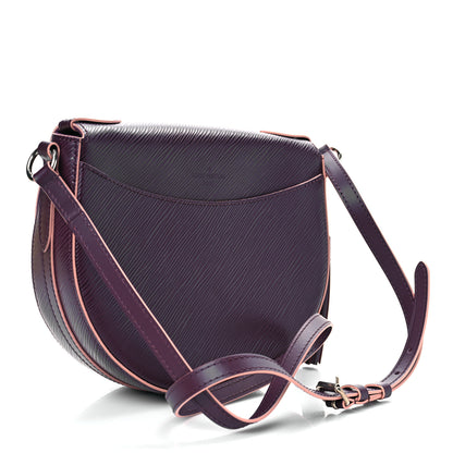 Louis Vuitton Epi Saint Cloud Prune Rose Poudre 3 of 9