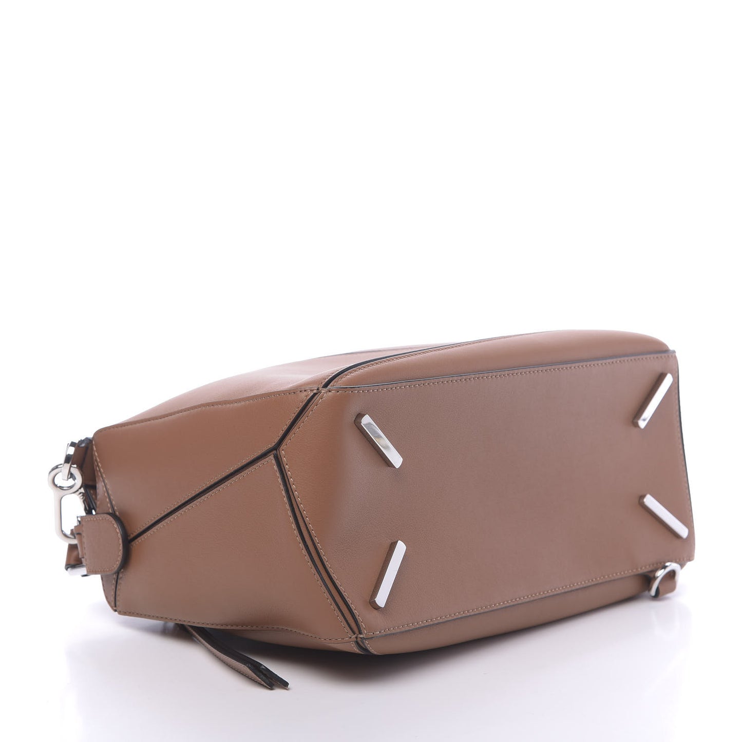 Calfskin Medium Puzzle Bag Tan