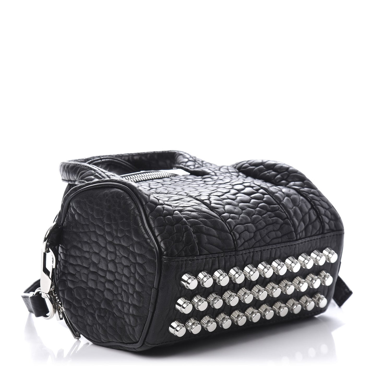 Pebbled Lambskin Mini Rockie Black Rhodium Hardware