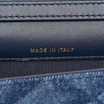 Chanel Denim Printed Belt Bag Dark Blue 7 of 11