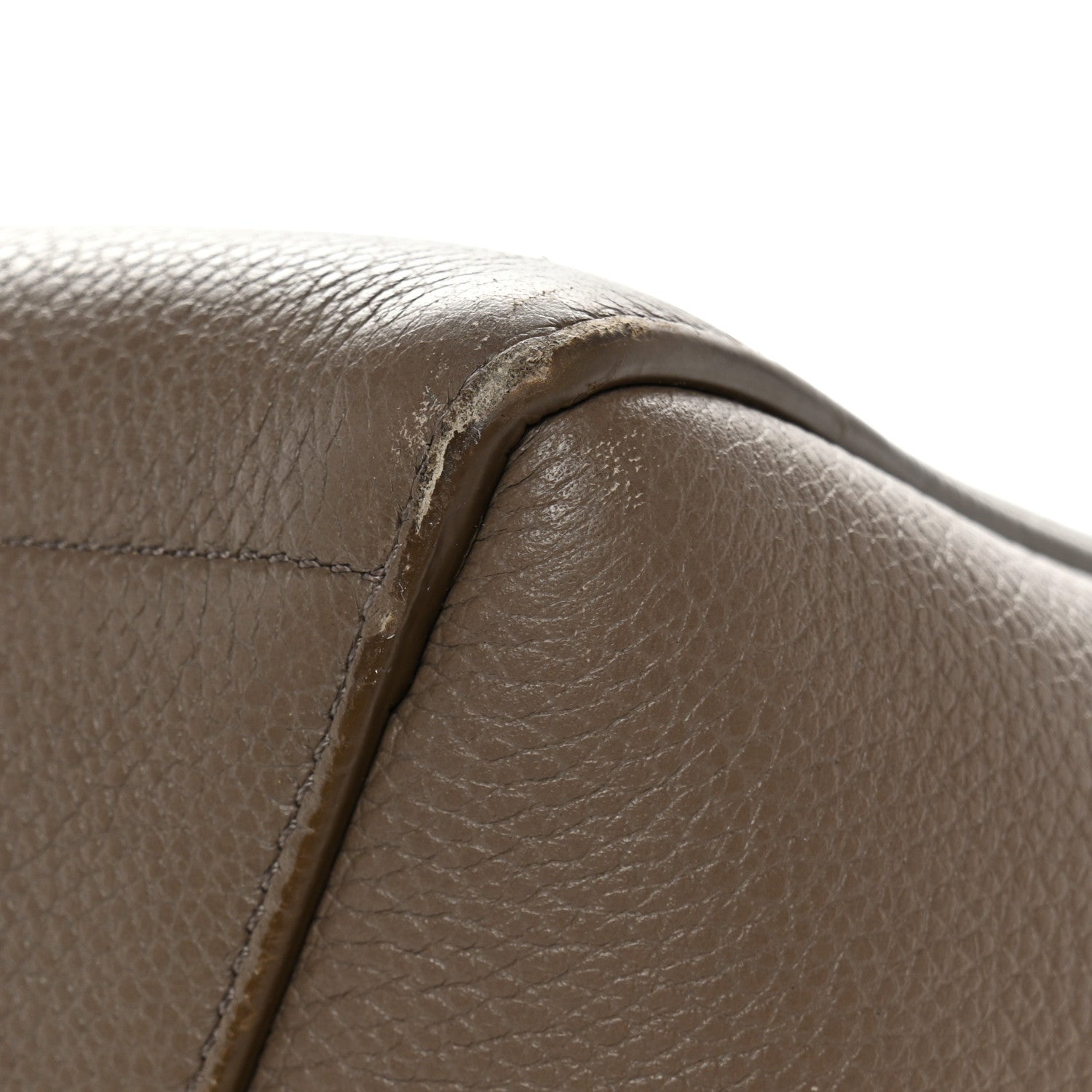 Celine Soft Grained Calfskin Sangle Bucket Bag Taupe 10 of 14