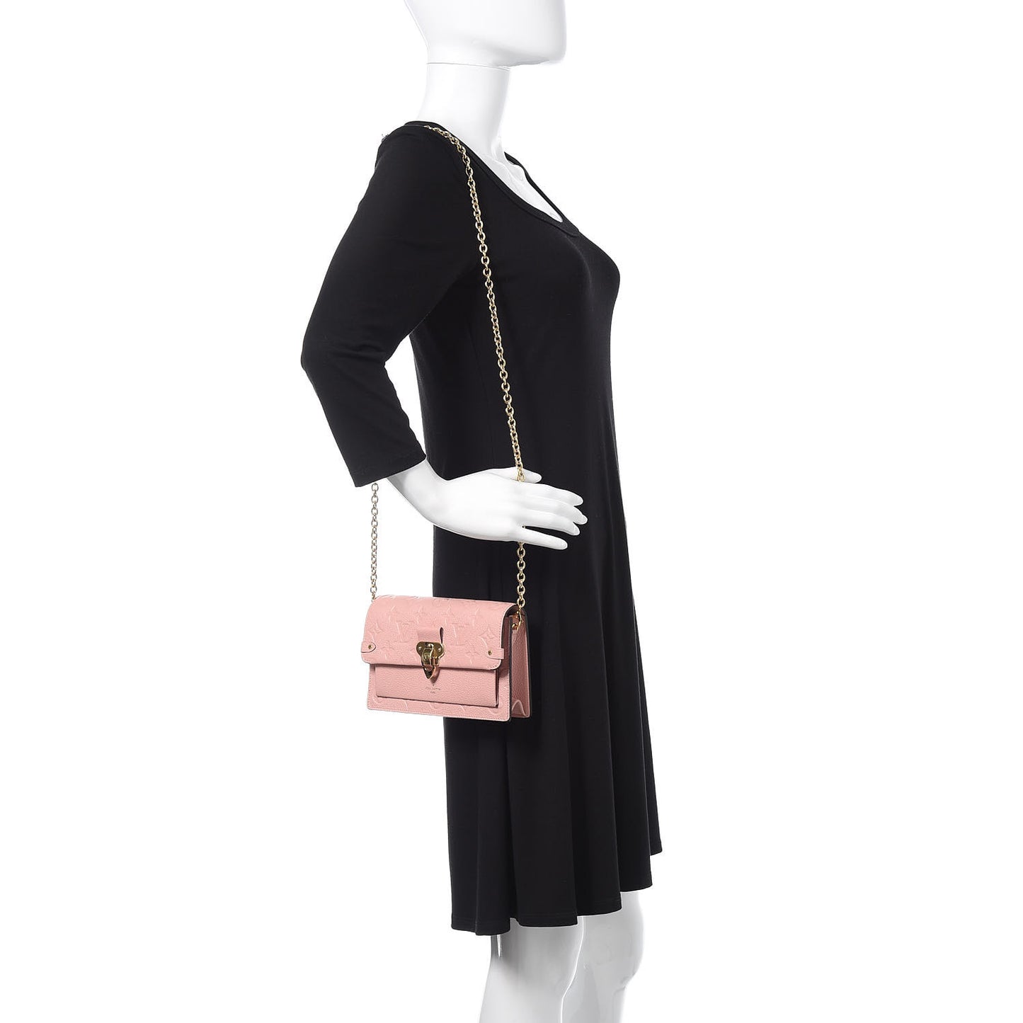 Empreinte Vavin Chain Wallet Rose Poudre