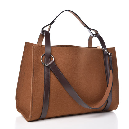 Hermes Felt Vache Hunter Cabalicol Tote 3 of 9