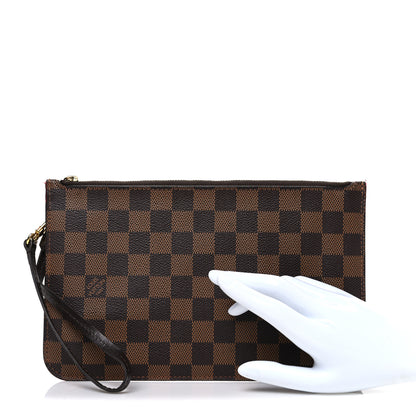 Louis Vuitton Damier Ebene Neverfull MM GM Pochette 2 of 9